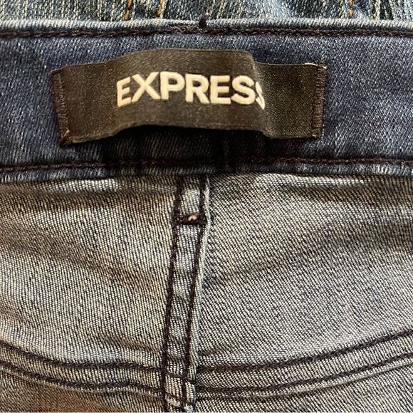 Express High Rise Denim Legging  - Picture 3 of 7